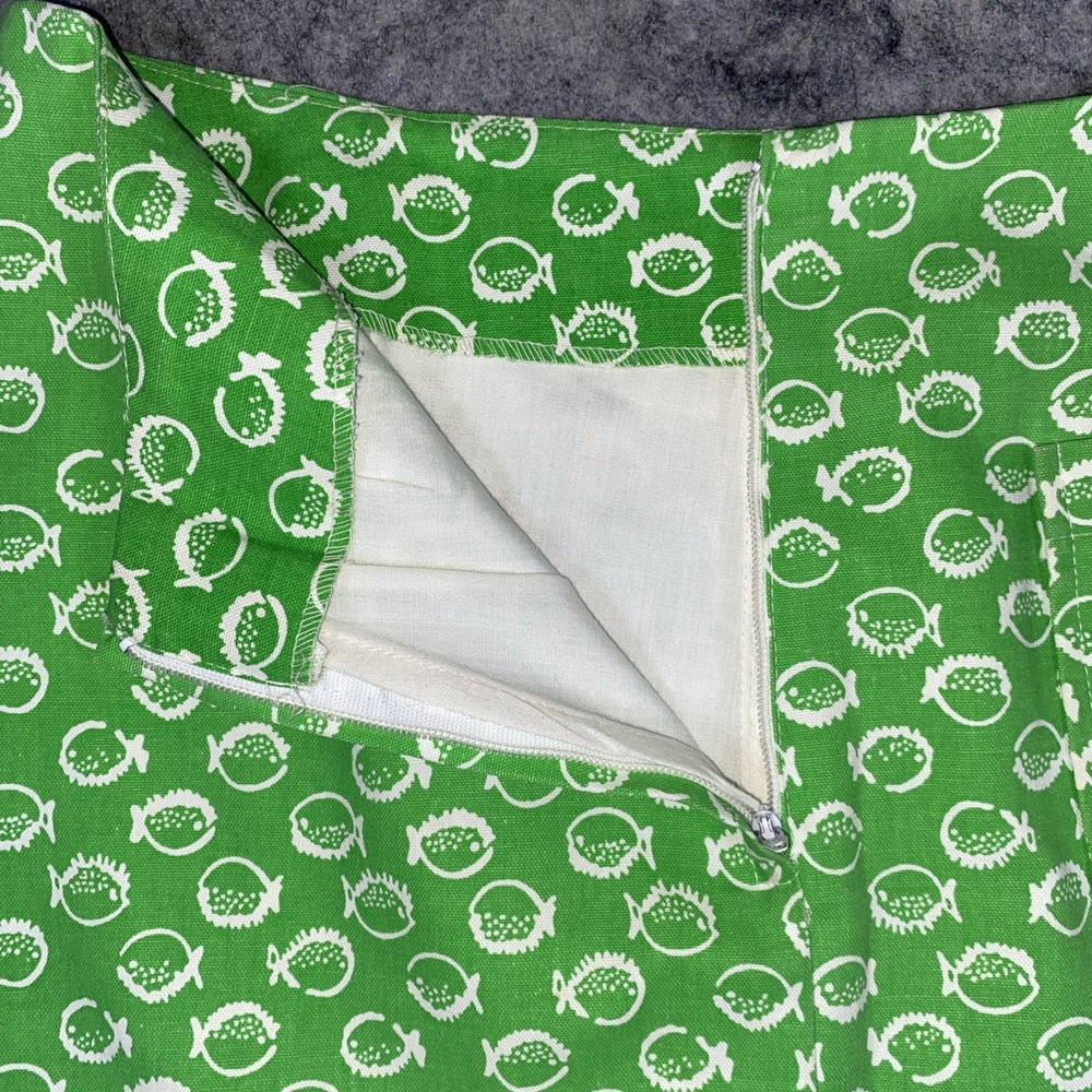 Green Patterned Women's Skort - Picture 9 of 10
